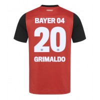 Maglia Calcio Bayer Leverkusen Alejandro Grimaldo #20 Prima Divisa 2024-25 Manica Corta